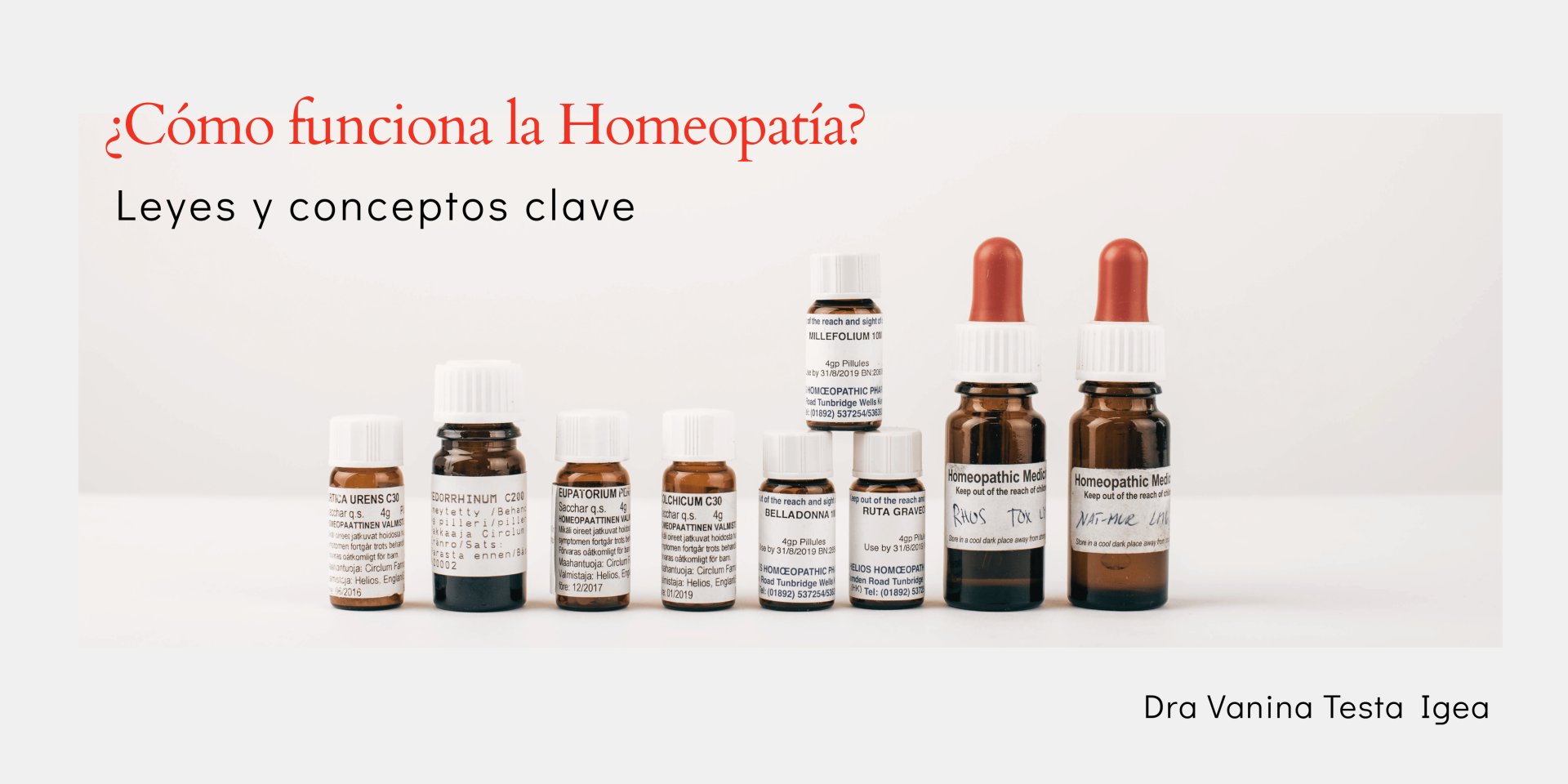 ¿Cómo funciona la homeopatía?
